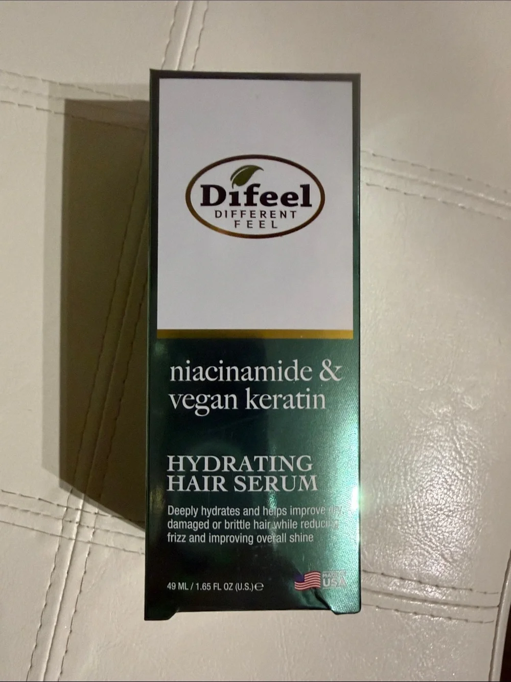 Niacinamide & Vegan Keratin Hydrating Hair Serum - Green